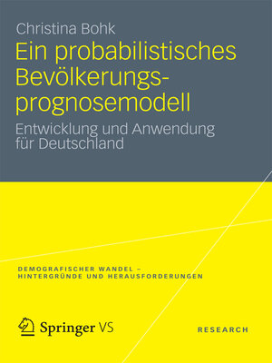cover image of Ein probabilistisches Bevölkerungsprognosemodell